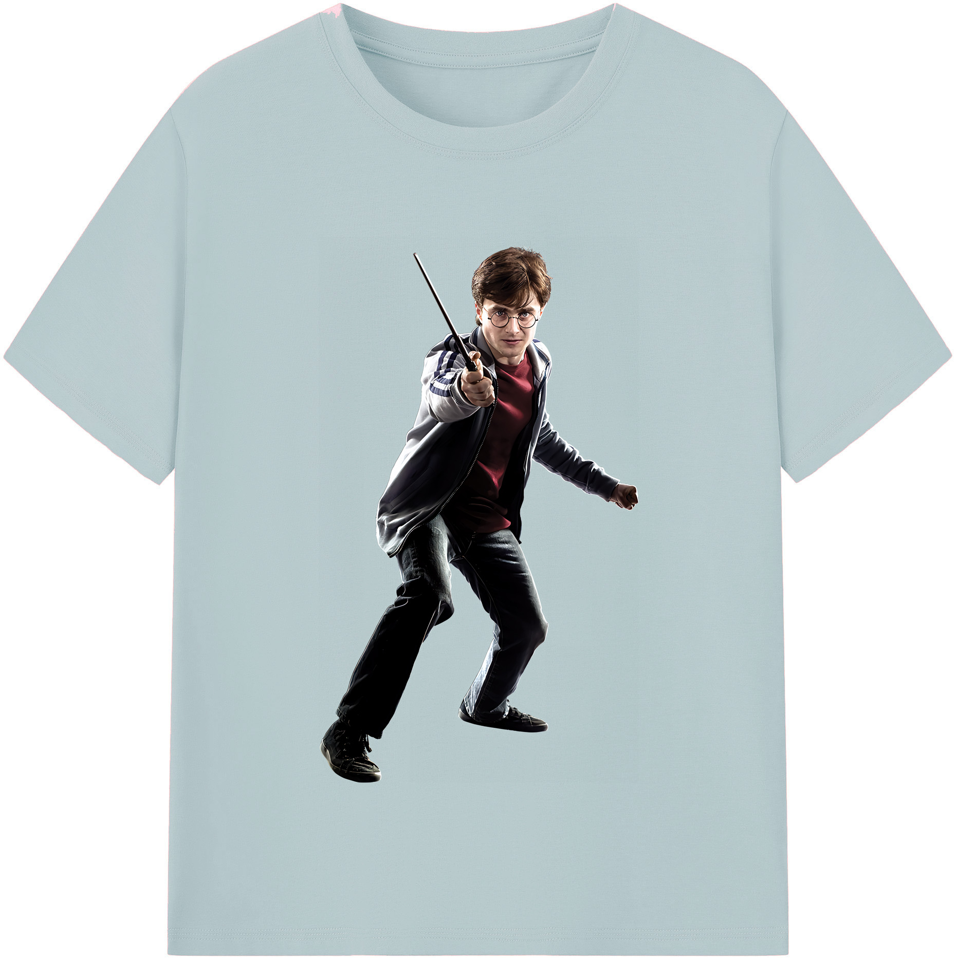 （画像用） Harry Potter ハリー・ポッターシリーズ 綿100％半袖Tシャツ（フロントプリント）